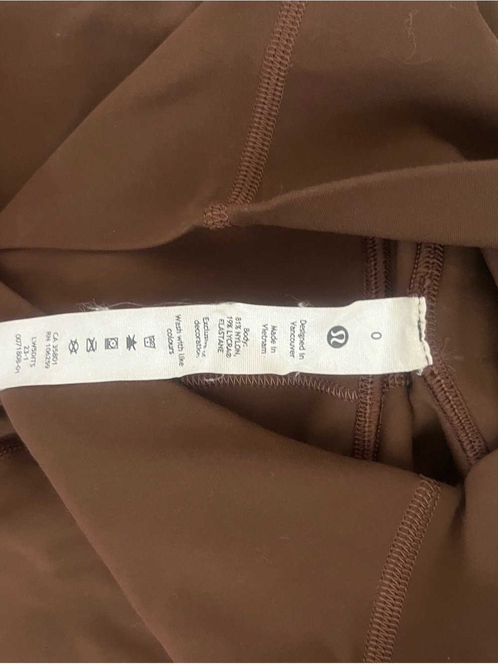 Brown lululemon leggings - Picture 3 of 3